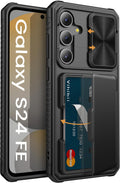 Vihibii Samsung Galaxy S24 FE Wallet Case | RFID Blocking & Camera Cover