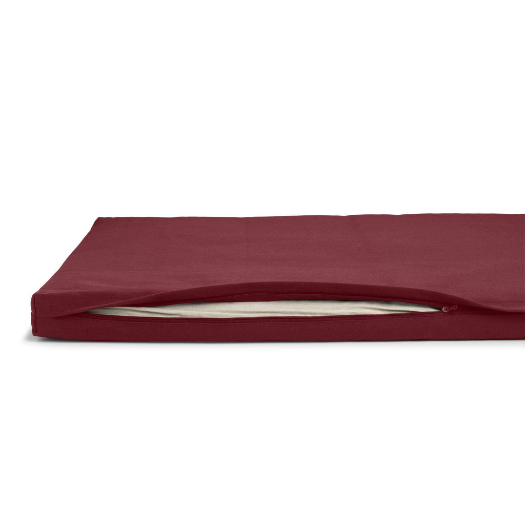 Basaho Zabuton Meditation Mat | Organic Cotton | Tibetan Maroon