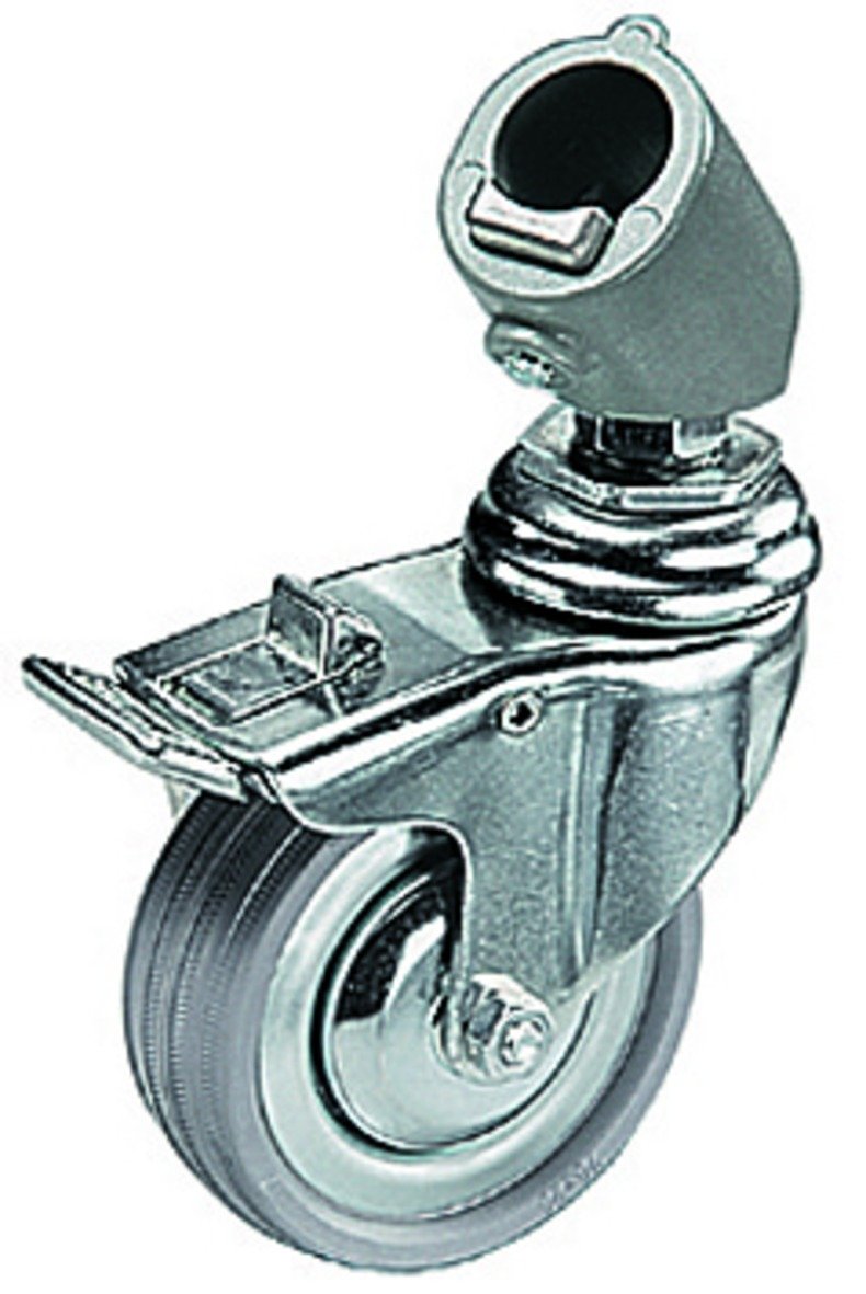 Manfrotto 75mm Wheel with Brakes and Adapter for Legs Pack of 3