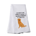 Jolof Store Golden Retriever Waffle Kitchen Towel – Dog Lover Gift