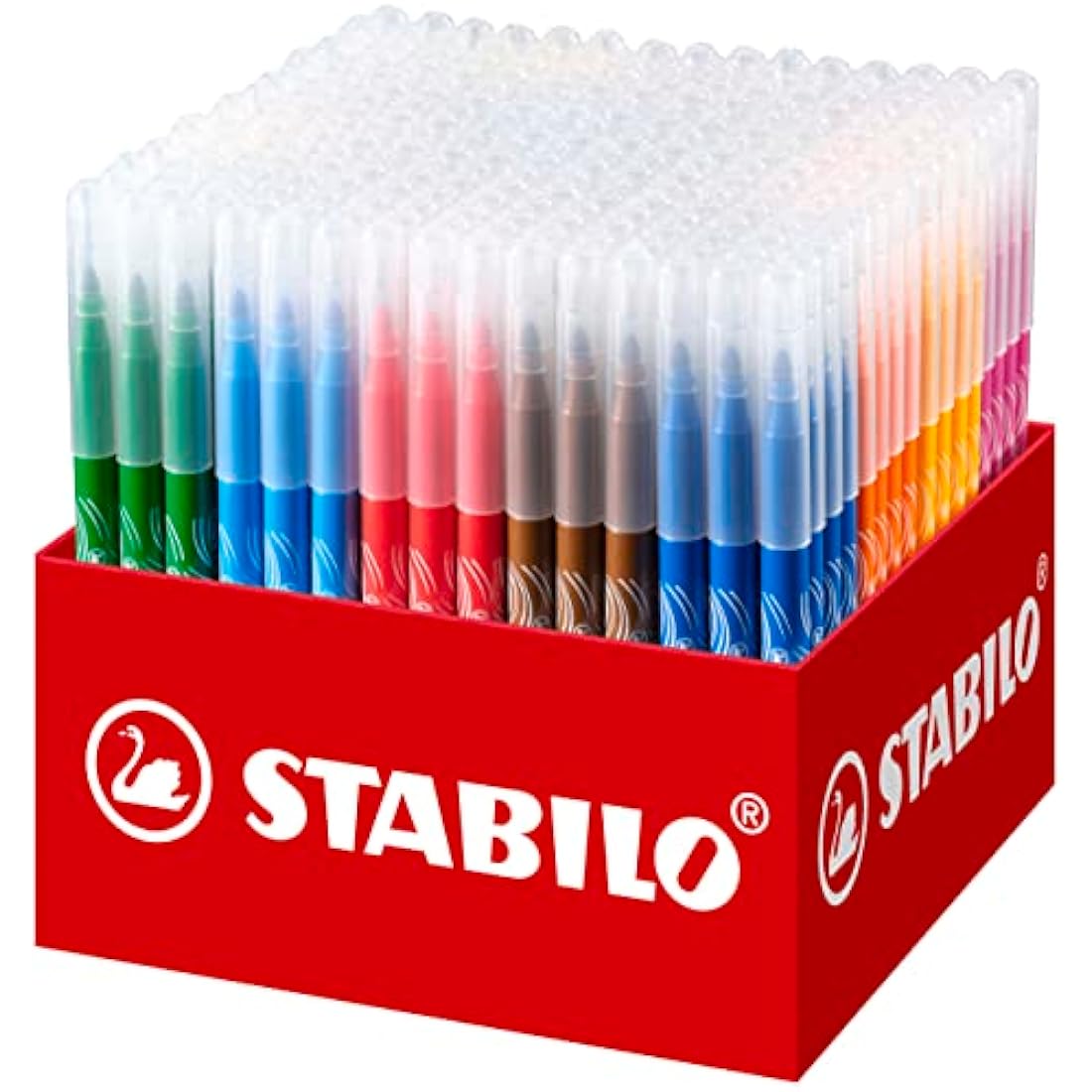 STABILO Power Fibre-Tip Pens – Washable Kids Markers – Classpack of 240