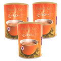 Royal Chai Unsweetened Instant Karak Tea – Natural Cardamom, 400g Pack of 3