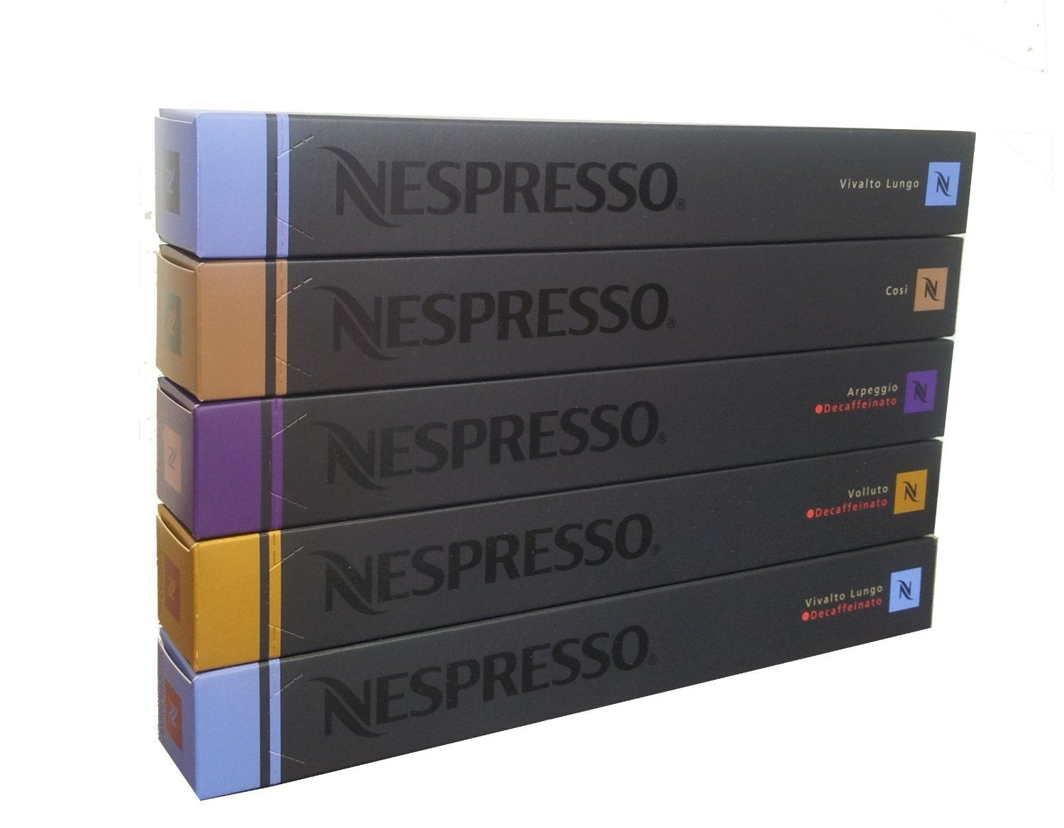 Jolof Store Nespresso Decaf Coffee Pods – 50 Count Variety Pack