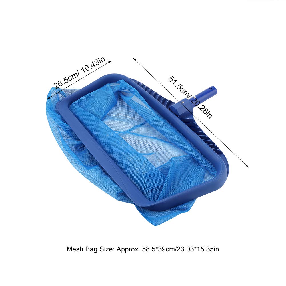 Pool Skimmer Net – Deep Mesh Leaf Rake for Pool Cleaning