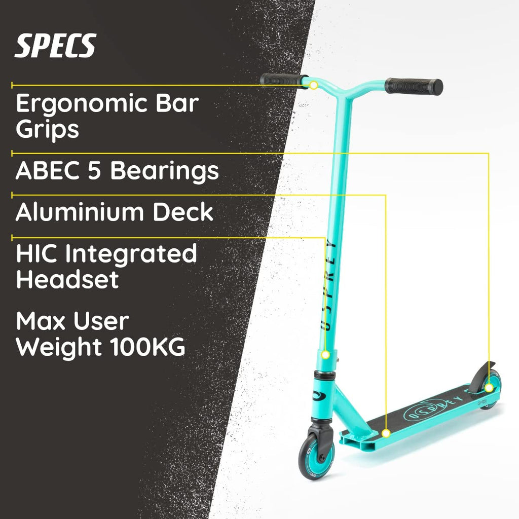 Osprey RT-1440 Stunt Scooter – Advanced T-Bar Kick Scooter for Kids & Adults