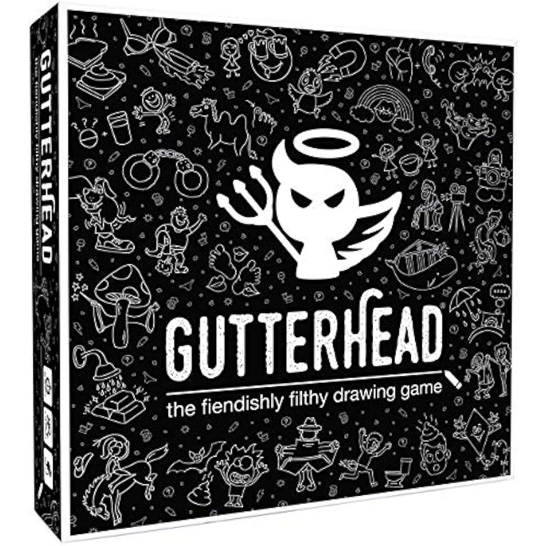Gutterhead – Adult Drawing Board Game for Parties and Game Nights