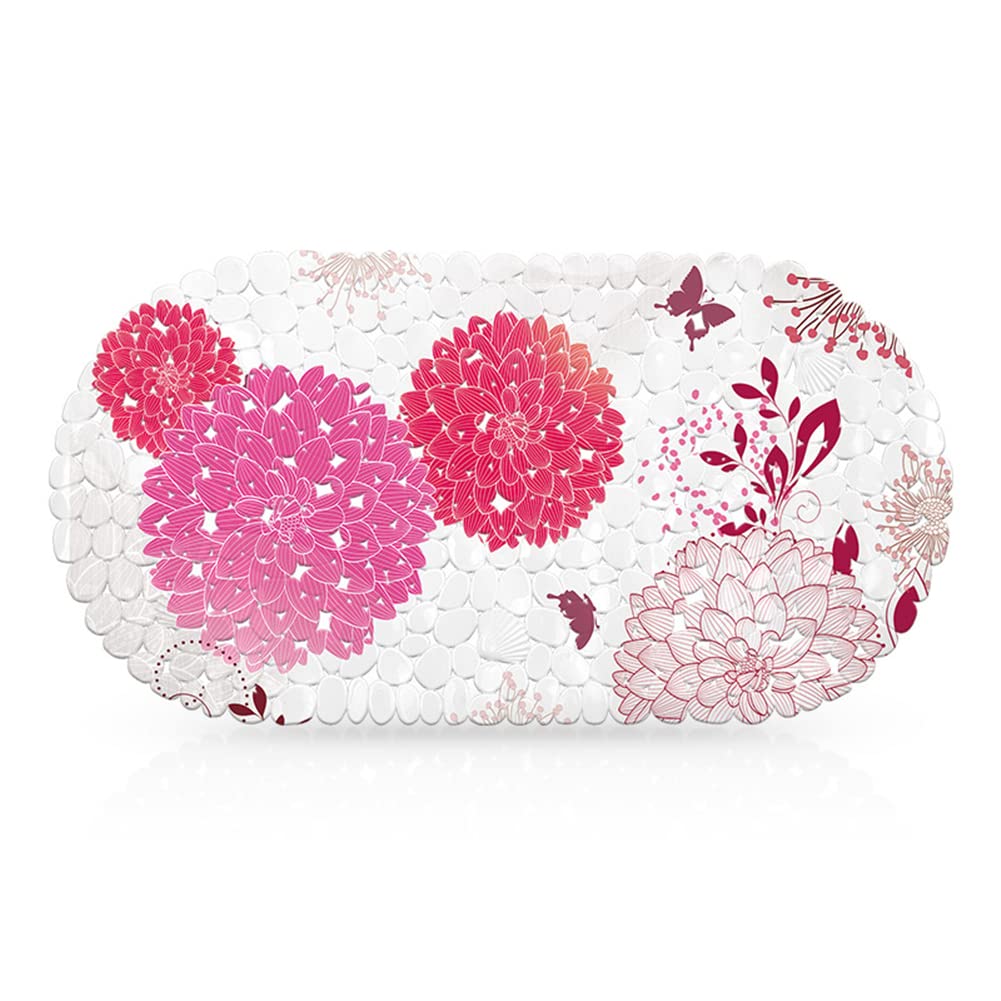Non-Slip Bath Mat – Anti-Mould PVC Shower Mat with Suction Cups