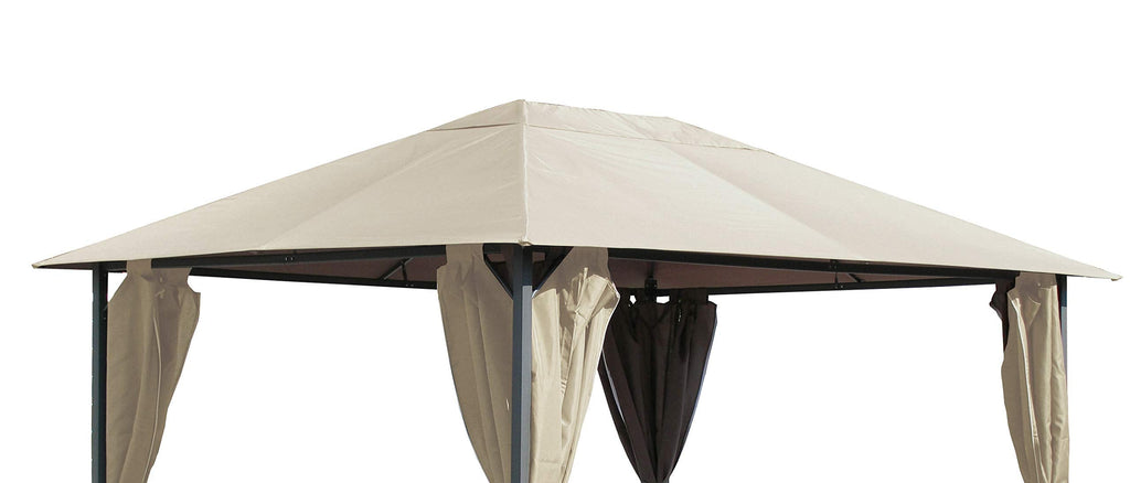 Replacement Roof for 3x4m Garden Pavilion - Beige Polyester