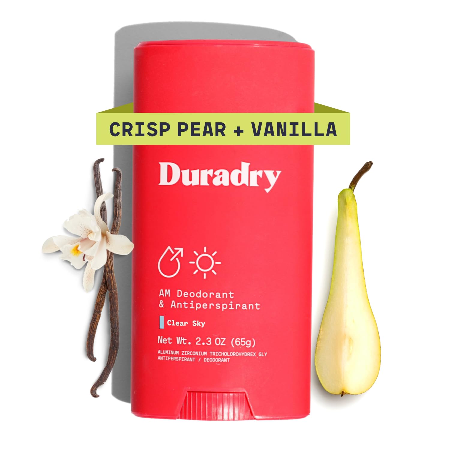 Duradry AM Antiperspirant Deodorant Stick – Prescription Strength for Sweat