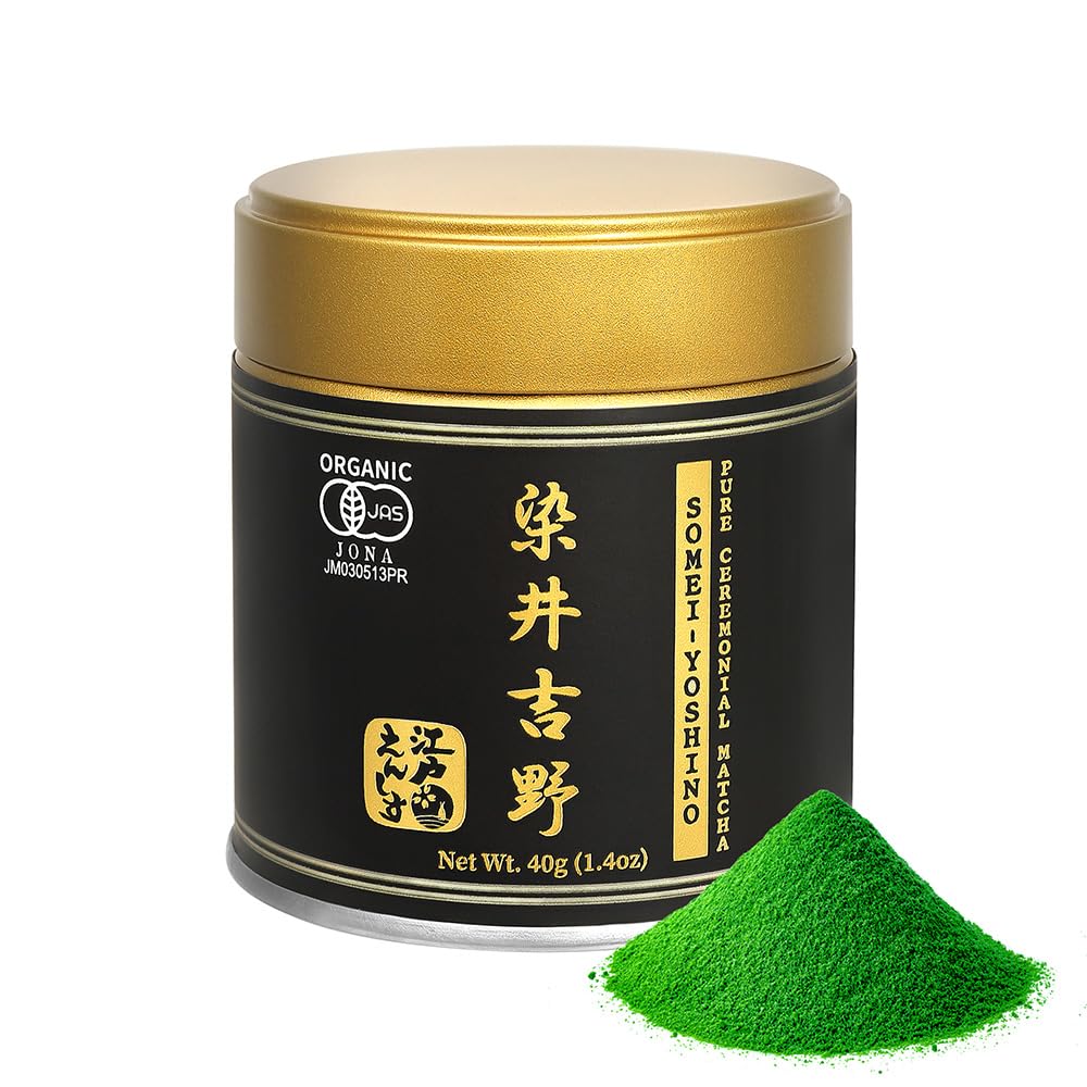 YEDOENSIS Somei-Yoshino Pure Japanese Ceremonial Matcha Powder - 40g