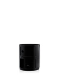 Kartell Componibili Modern Storage Unit – Black Italian Design Nightstand