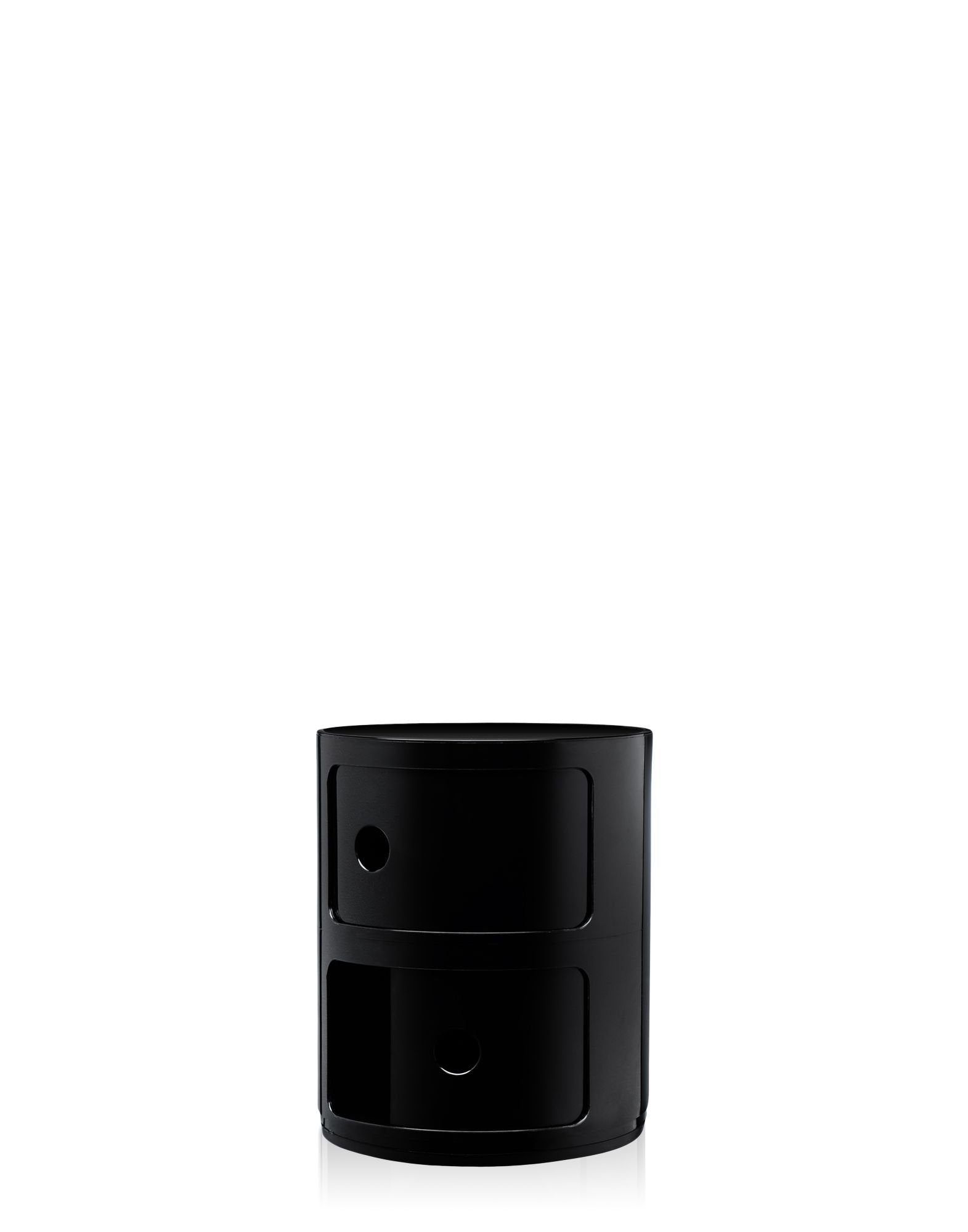 Kartell Componibili Modern Storage Unit – Black Italian Design Nightstand