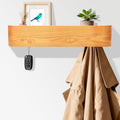 Topfinder Coat Rack with Shelf Wall-Mounted Organizer with 5 Hidden Hooks - image 1