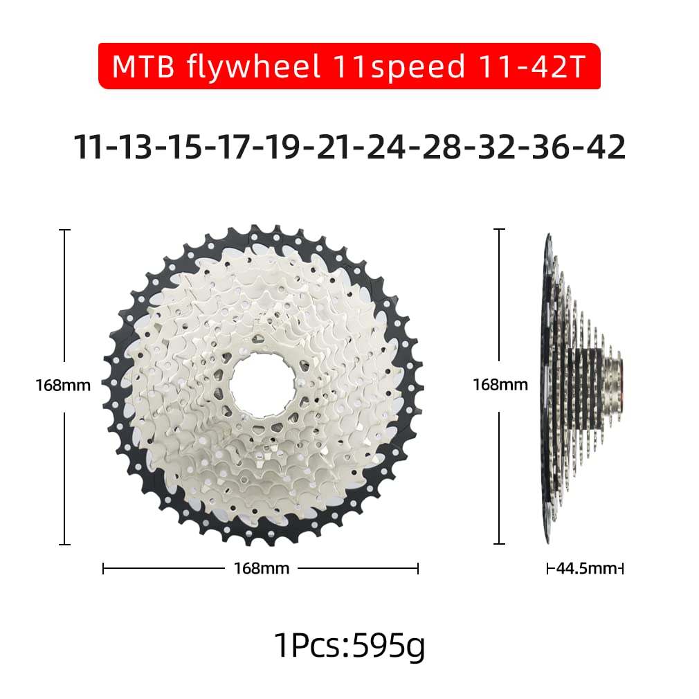 CYSKY 11 Speed Cassette 11-42T | Lightweight Steel MTB & Road Freewheel