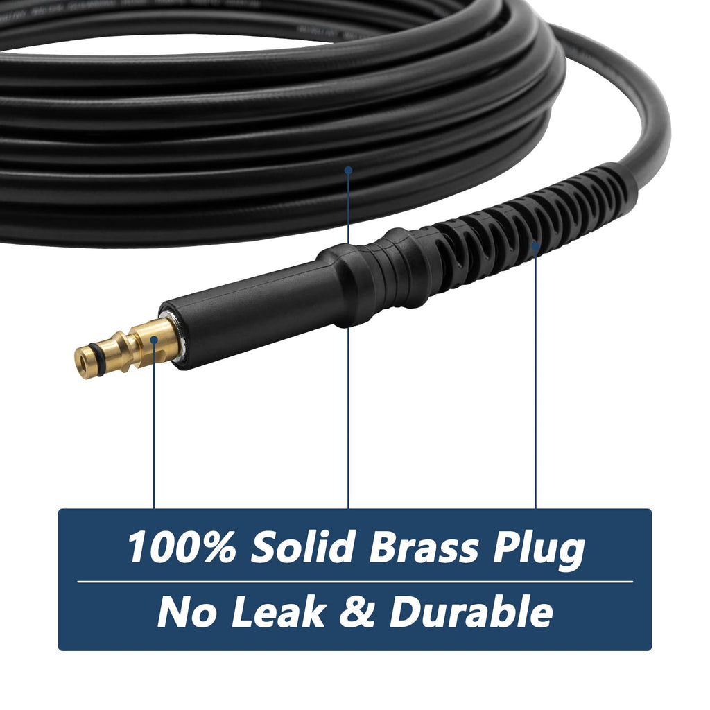 DERASL High Pressure Washer Extension Hose for Karcher K2-K7 | 10M