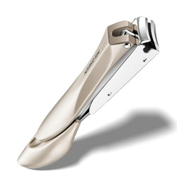 Nail Clippers with Catcher – Stainless Steel for Thick Nails