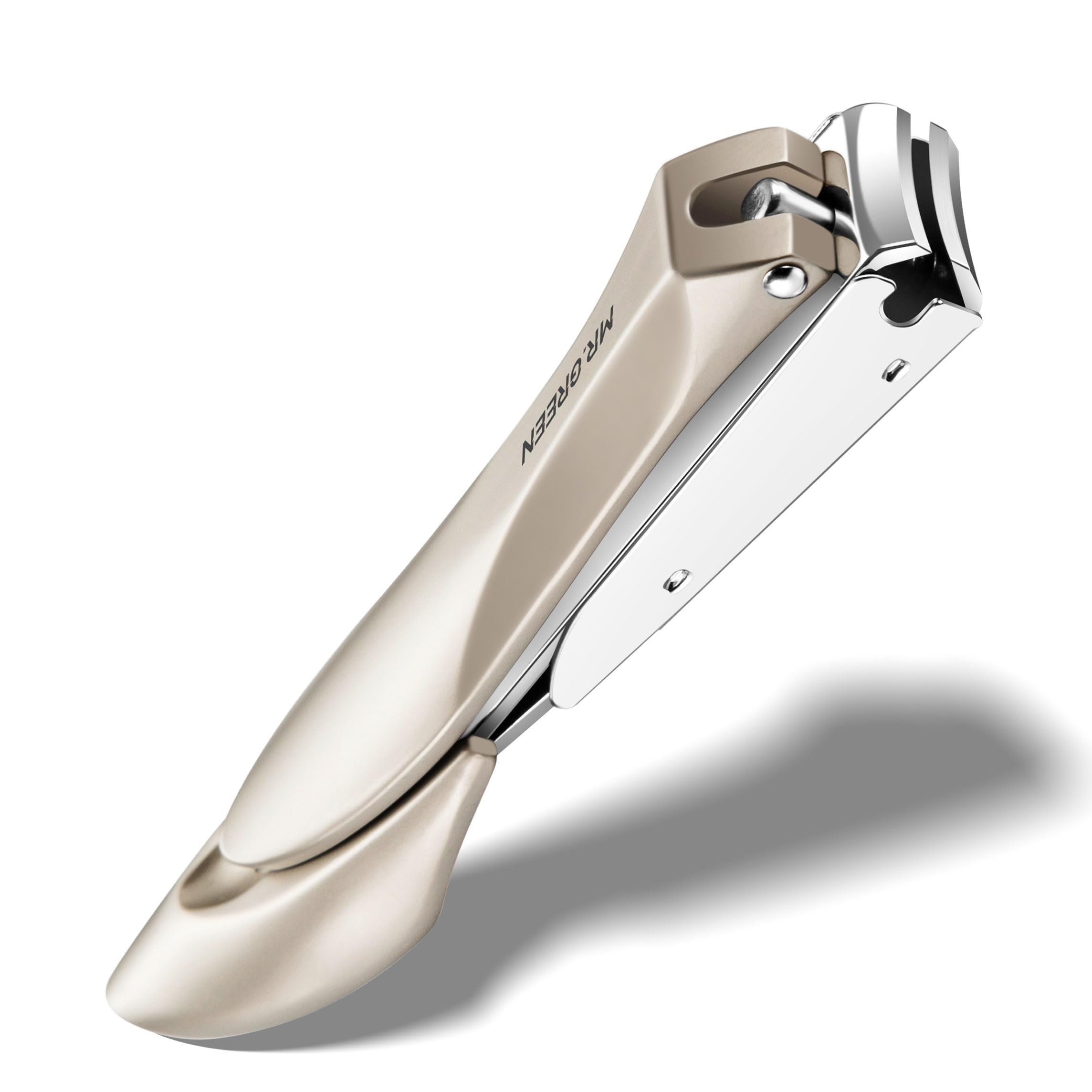 Nail Clippers with Catcher – Stainless Steel for Thick Nails