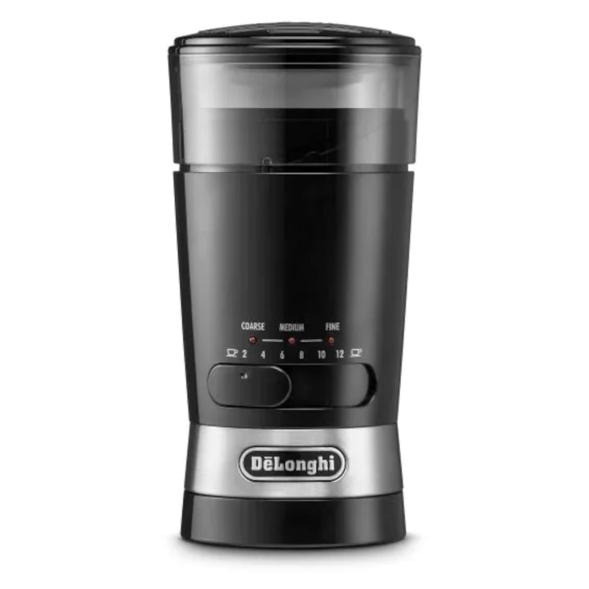 De'Longhi KG210 Electric Coffee Grinder – Stainless Steel Blade, Black