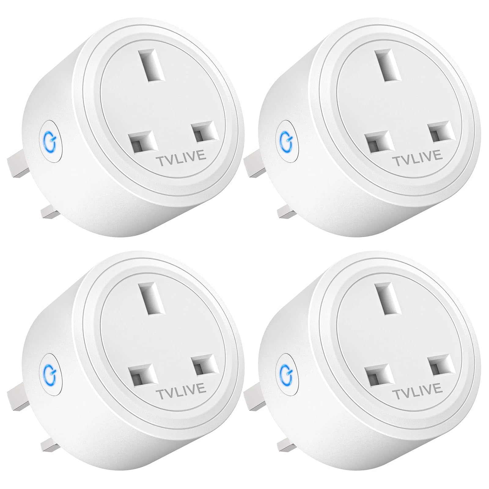 Smart Plug 4 Pack | WiFi Socket with Energy Monitoring