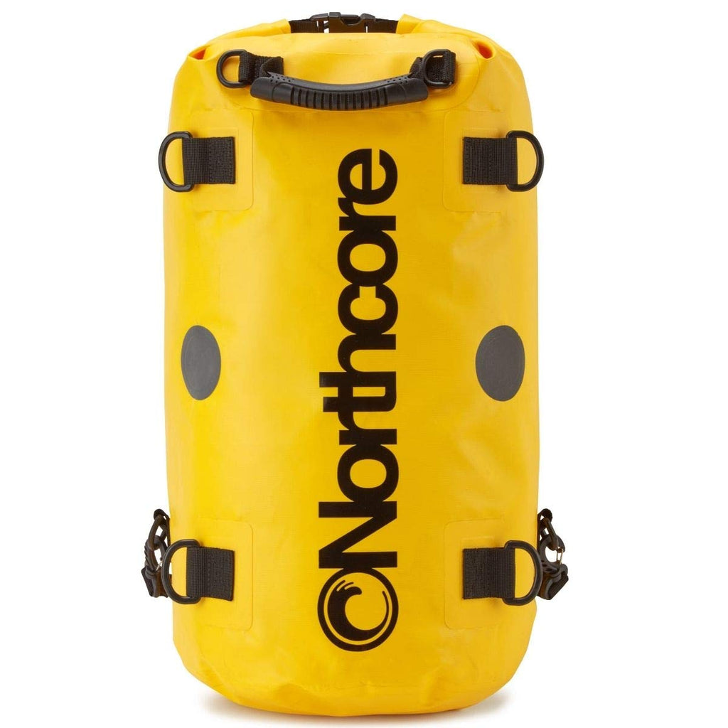 Northcore 40L Waterproof Dry Bag Backpack – Heavy Duty PVC – Yellow