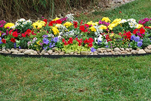 EasyFlex Tall Wall No-Dig Landscape Edging Kit - 90' Recycled Plastic