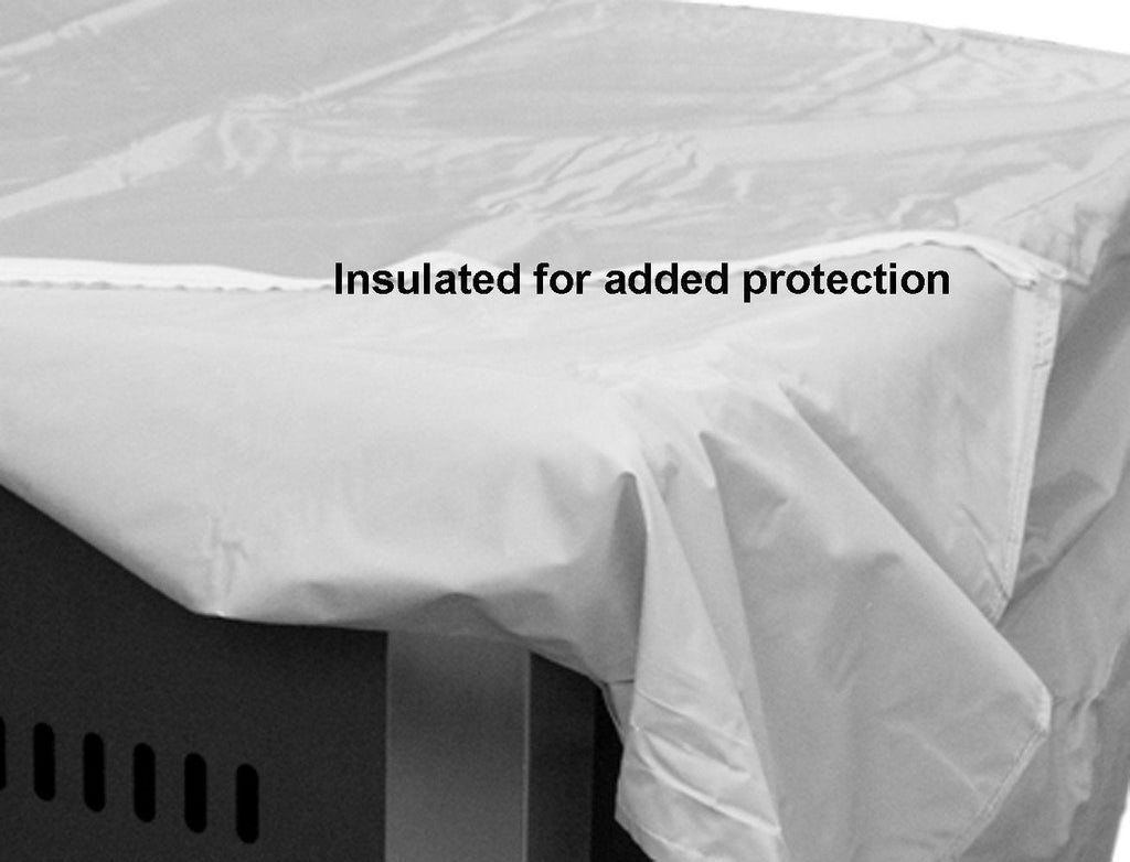 Hiland Heavy Duty Waterproof Triangle Glass Tube Heater Cover – 94" Silver