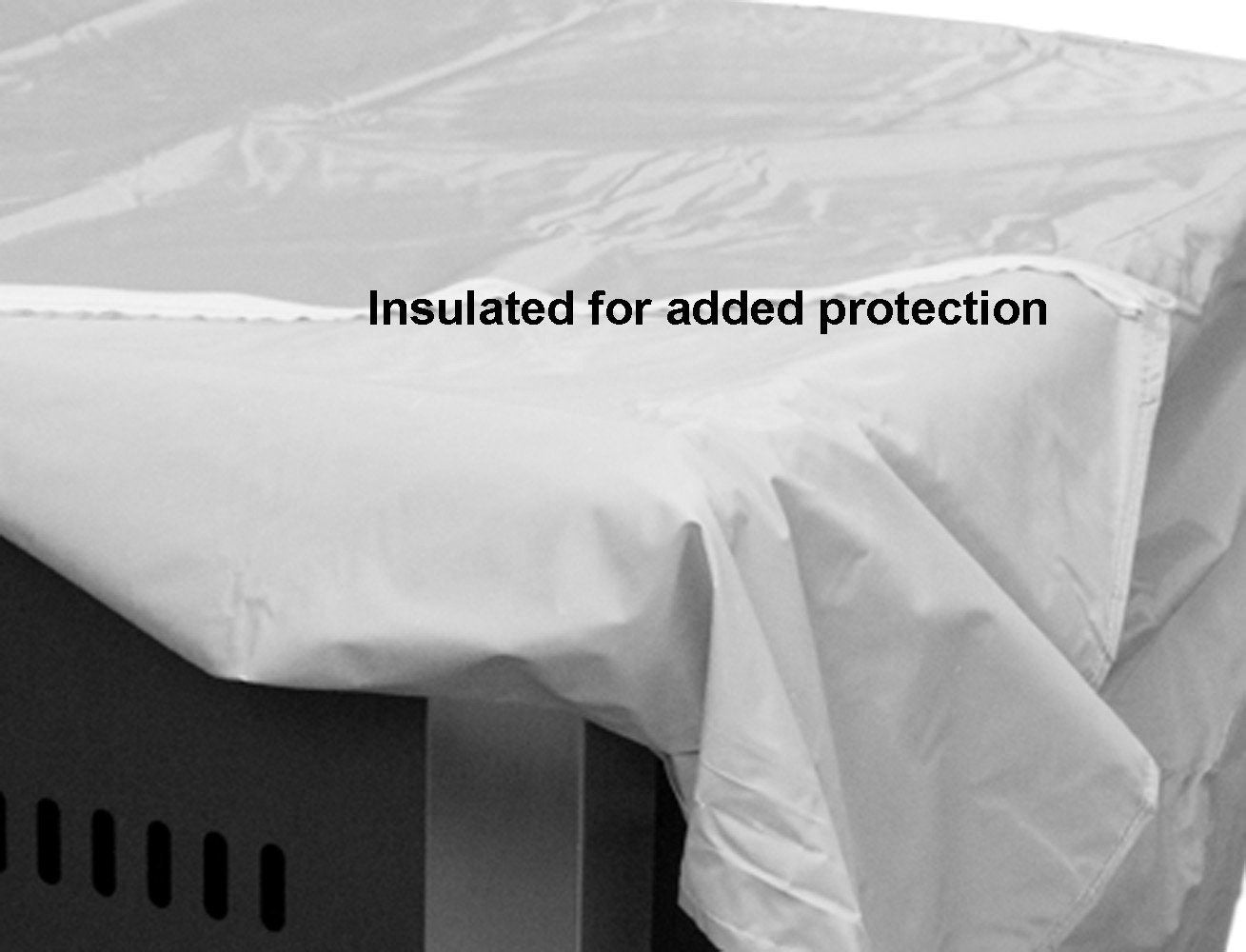 Hiland Heavy Duty Waterproof Triangle Glass Tube Heater Cover – 94" Silver