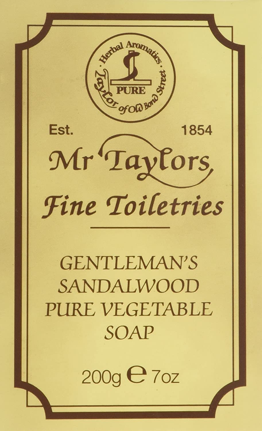 Taylor of Old Bond Street Sandalwood Bath Soap - Triple-Milled 200g