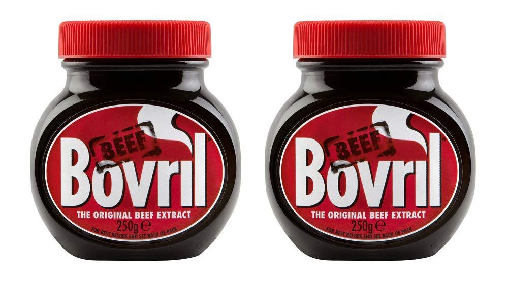 Bovril Beef Extract Savory Seasoning and Hot Beverage - 250g (2 Pack)