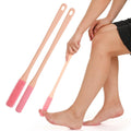 Jolof Store Silicone Foot Scrubber – Long Handle Toe Washer, 2 Pack