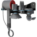 Lifewit Wall Mounted Hair Dryer Holder – Metal Organizer for Dyson, Black