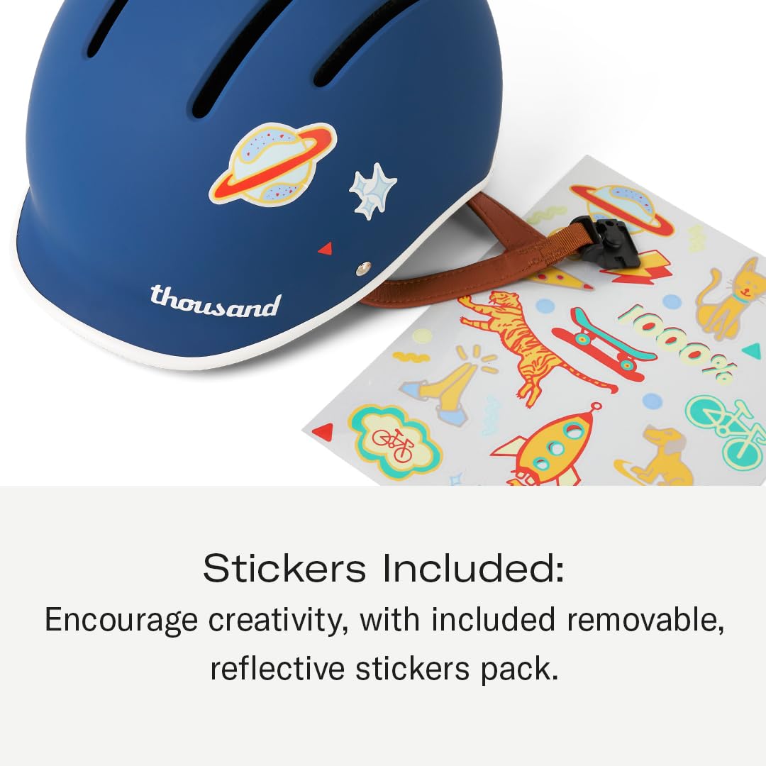 Thousand Jr. Kids Bike & Skate Helmet - Blazing Blue - Adjustable