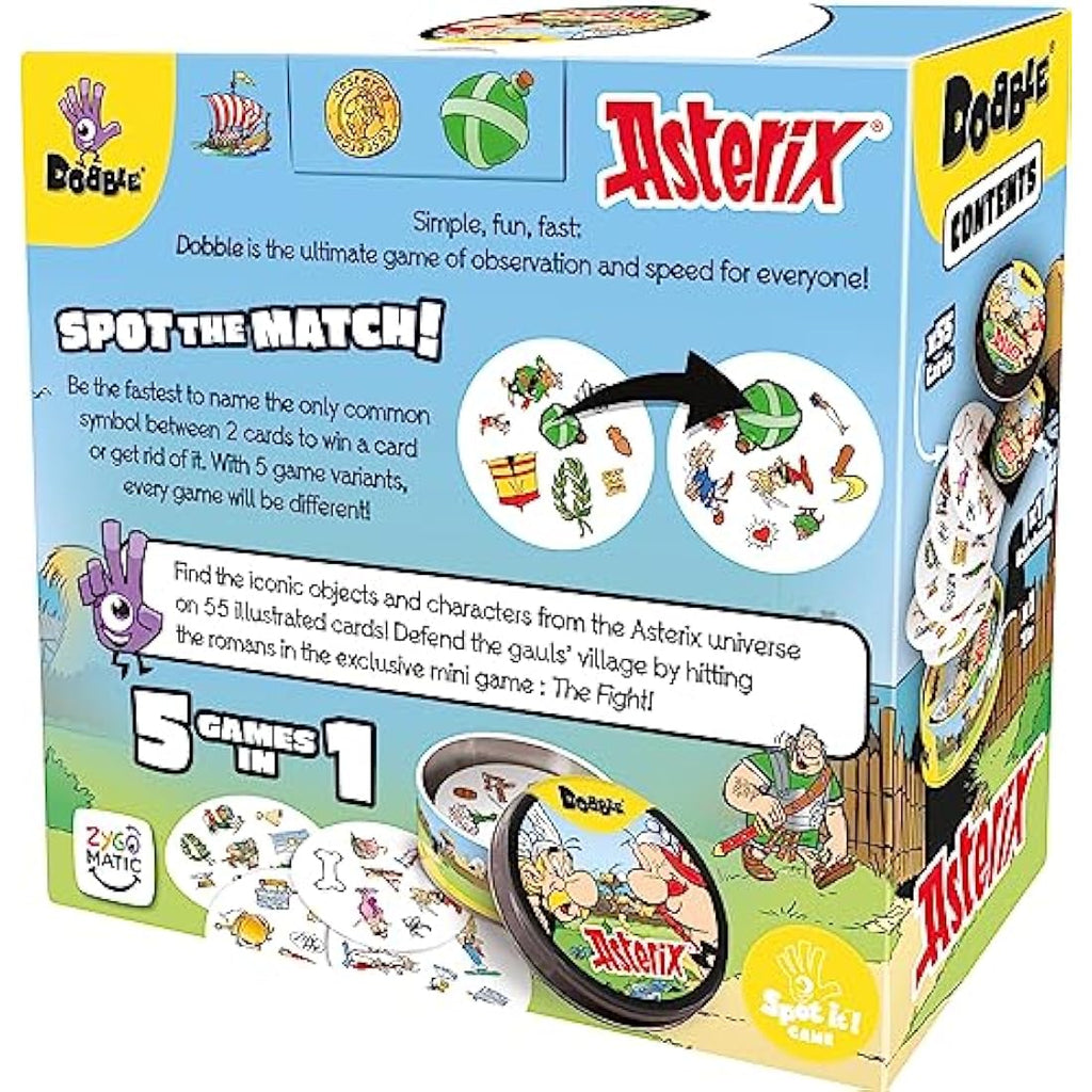 Asmodee Dobble Asterix Card Game – Kids Observation & Speed Game