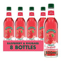 Robinsons Raspberry, Rhubarb & Orange Blossom Fruit Cordial - 500ml (8 Pack)