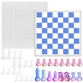 SENHAI Chess Board Resin Mold Set | 17Pcs 3D Silicone Casting Molds