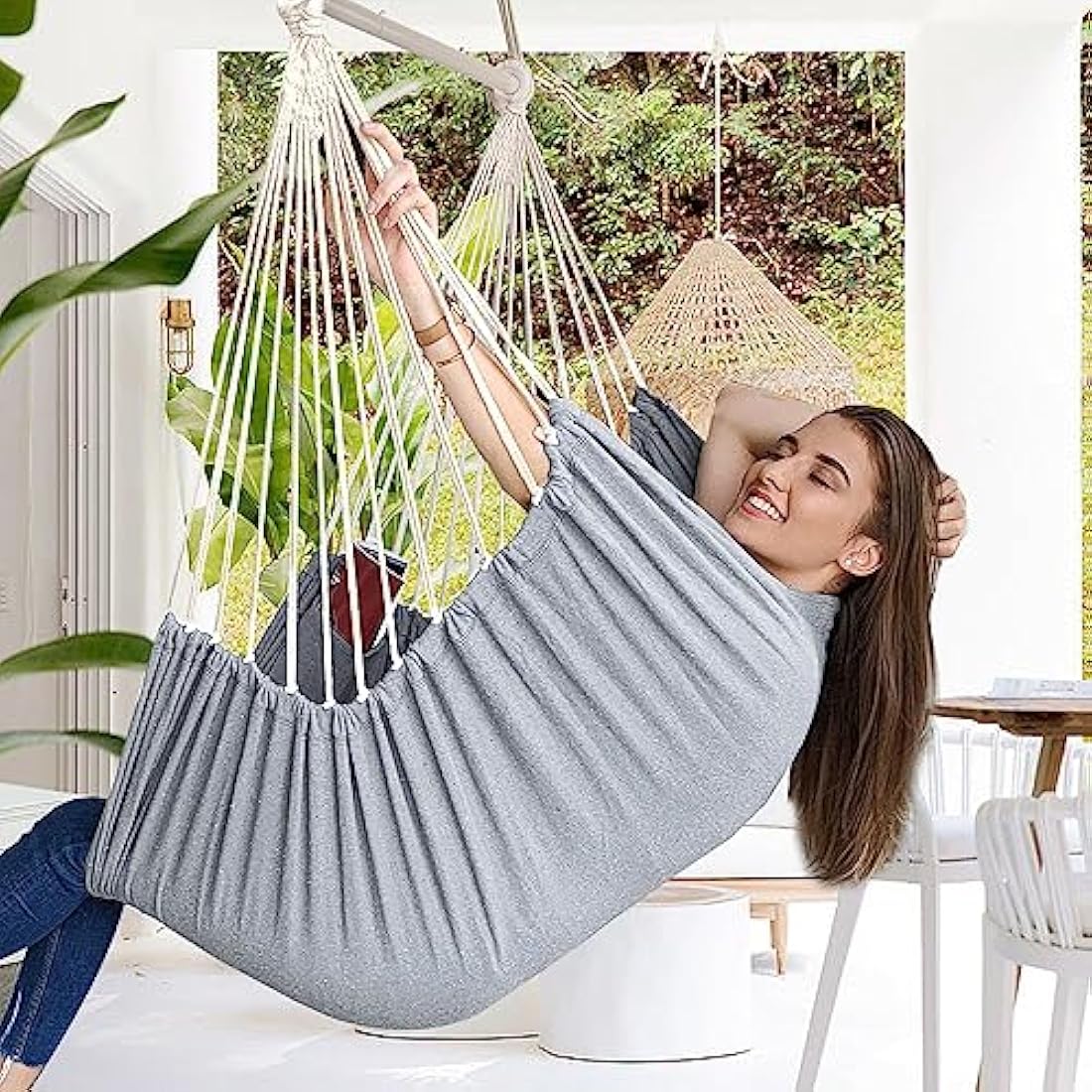 Chihee Hammock Chair – Portable Hanging Swing with Metal Spreader Bar