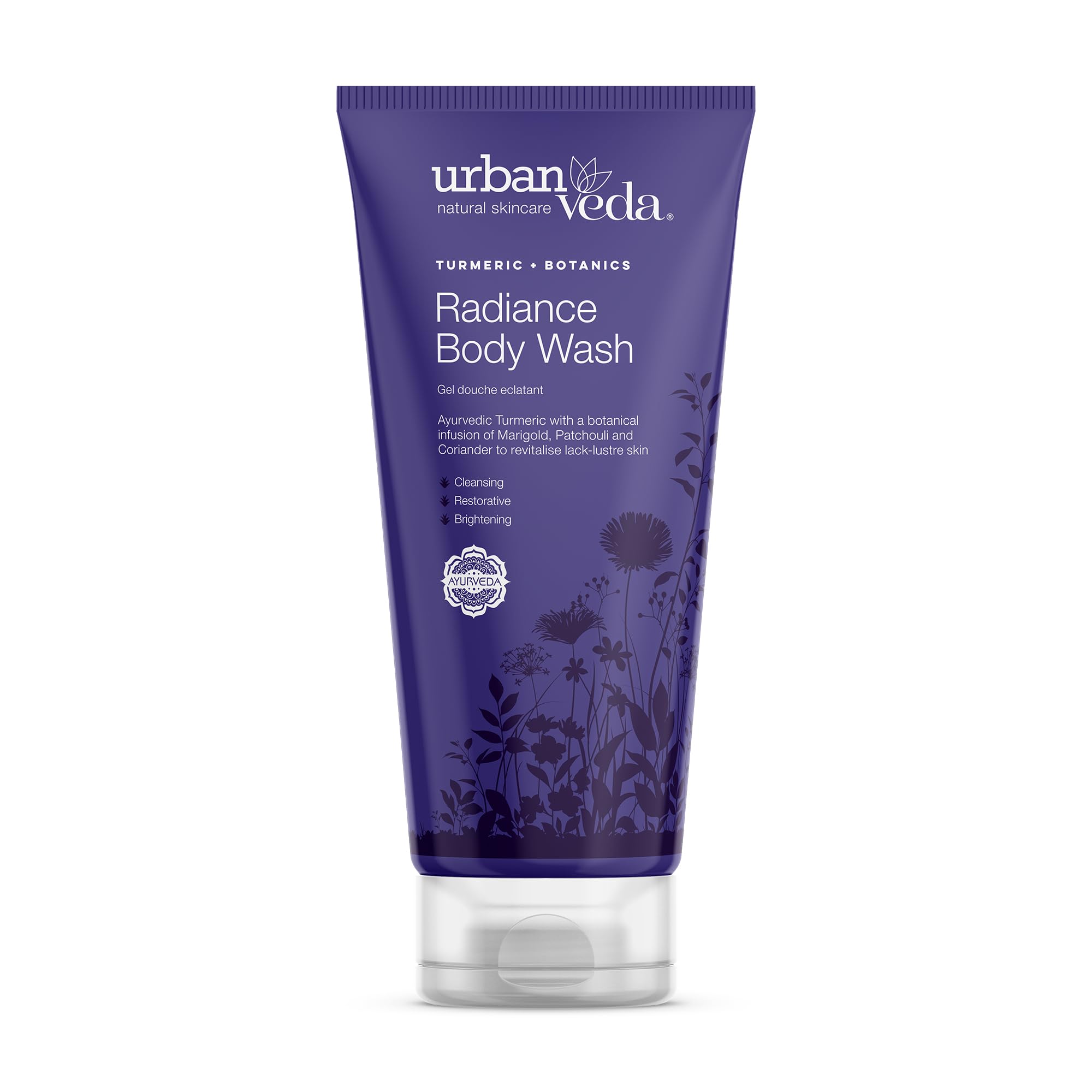 Urban Veda Hydrating Body Wash – Brightening Turmeric & Liquorice