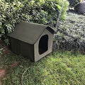 DEECOZY Waterproof Outdoor Cat House – Foldable Weatherproof Pet Shelter