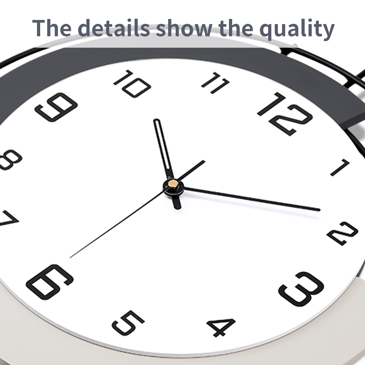 Jolof Store Large Modern Wall Clock – Silent Quartz Pendulum Clock