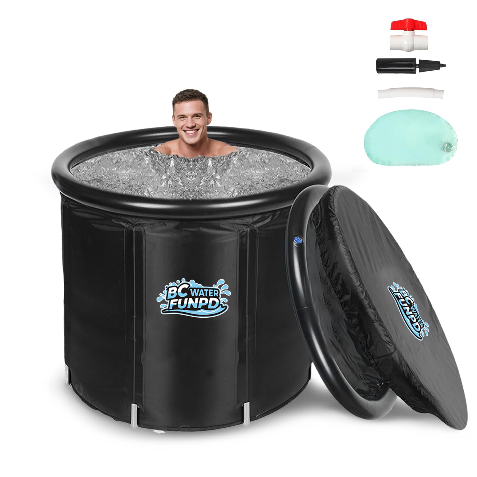 Portable Ice Bath Tub – 105 Gallon Inflatable Cold Plunge