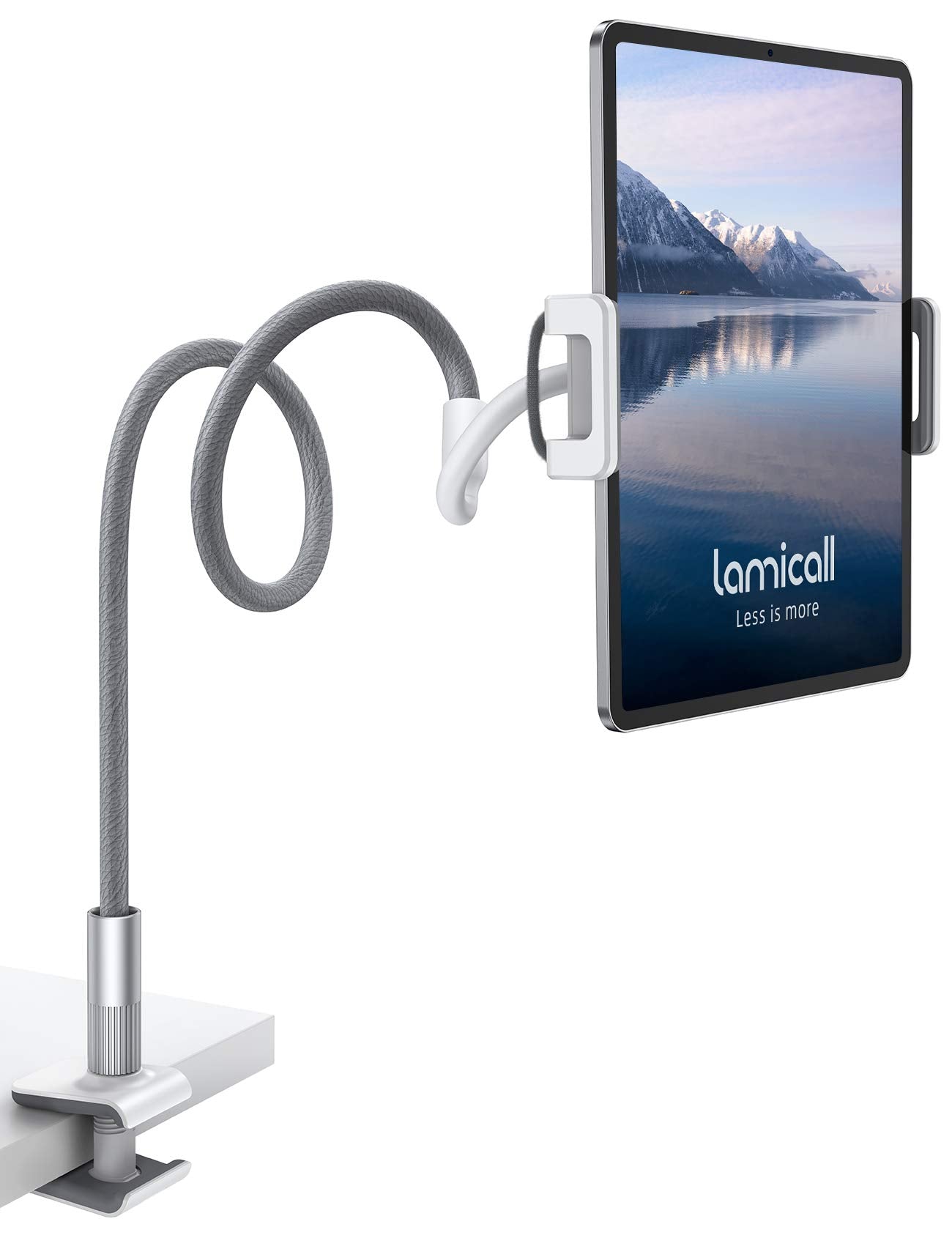 Lamicall Gooseneck Tablet Holder – 360 Flexible Bed Mount for iPad