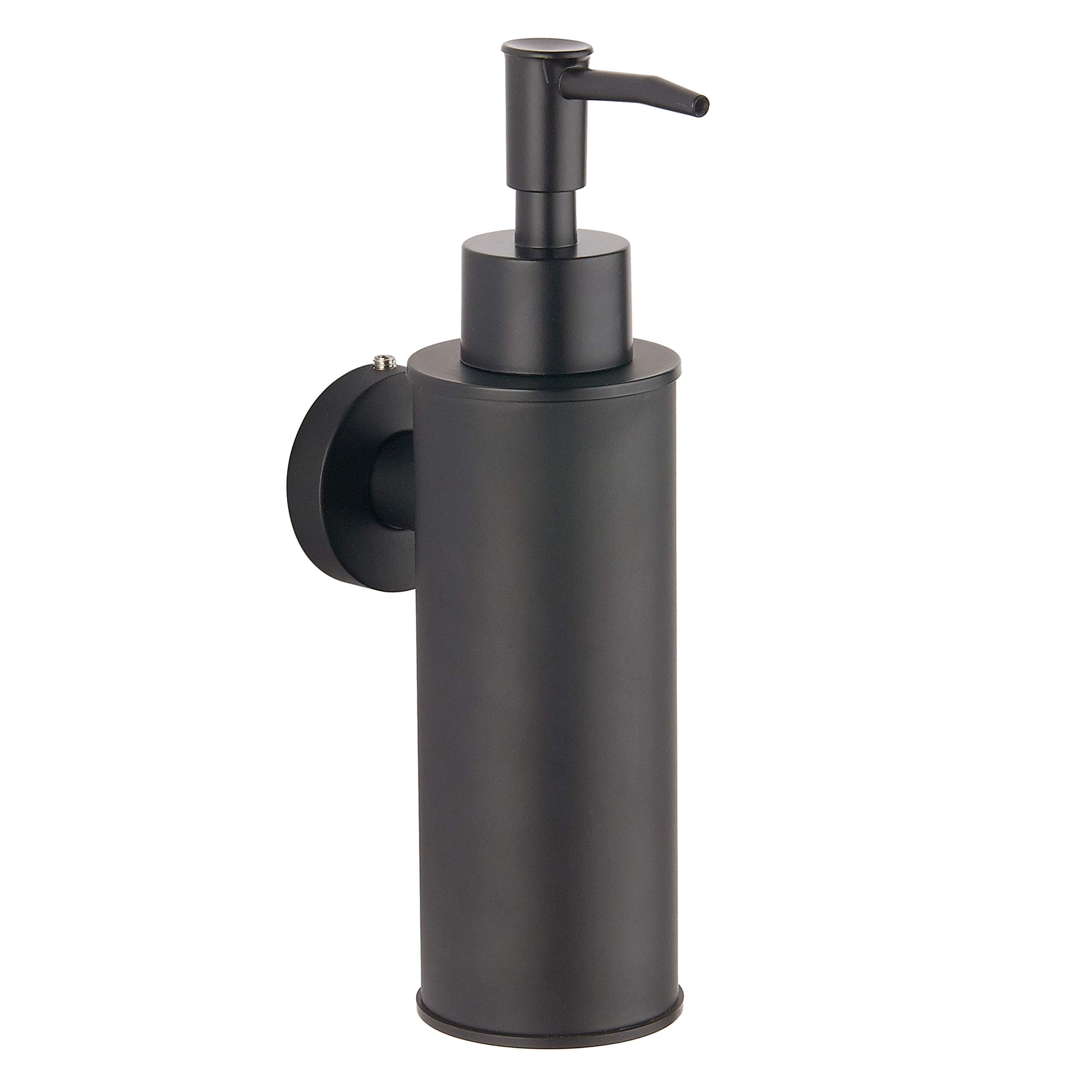 BGL Wall Mounted Soap Dispenser | 304 Stainless Steel Round Black Pump