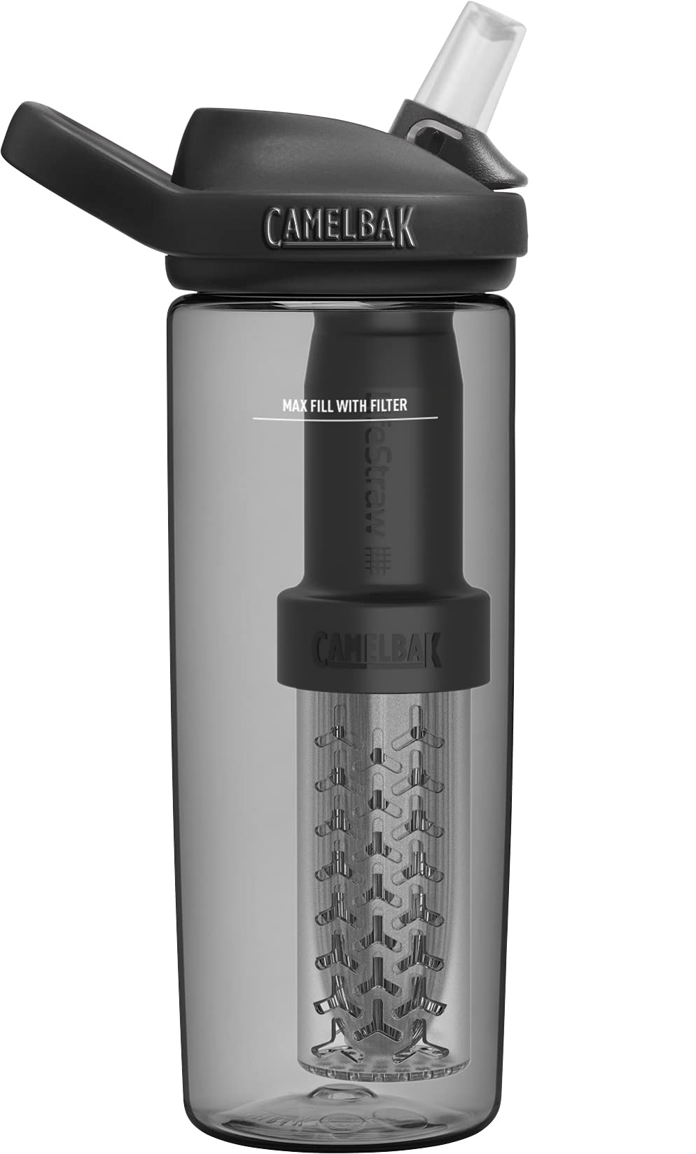 Camelbak Eddy+ Filtered by LifeStraw Water Bottle - Charcoal - 20oz
