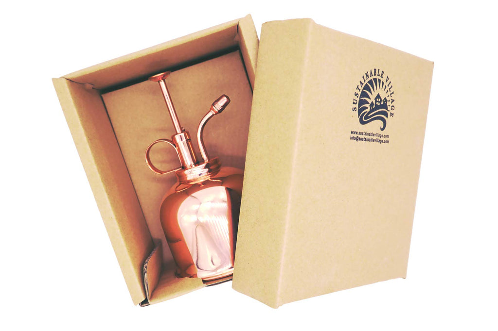 Jolof Store Copper Indoor Plant Mister – Nickel Fine Mist Spray Bottle