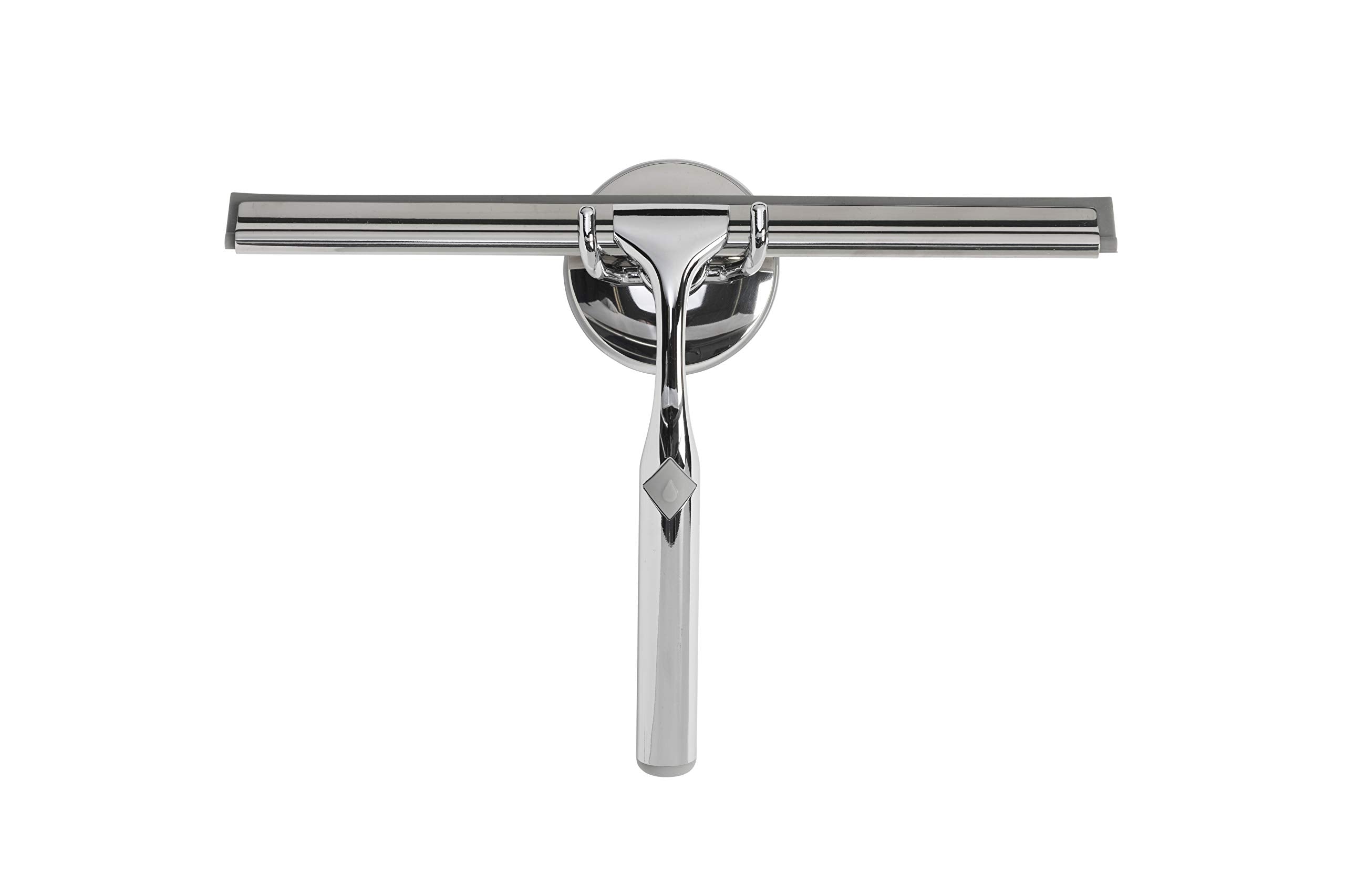 Croydex Deluxe Shower Squeegee – Stainless Steel & Chrome, 252mm Blade
