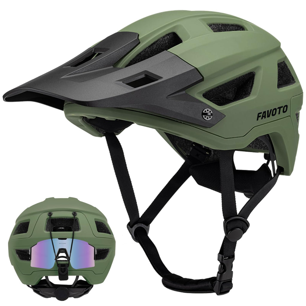 Favoto Mountain Bike Helmet – Lightweight MTB & Road Cycling Helmet
