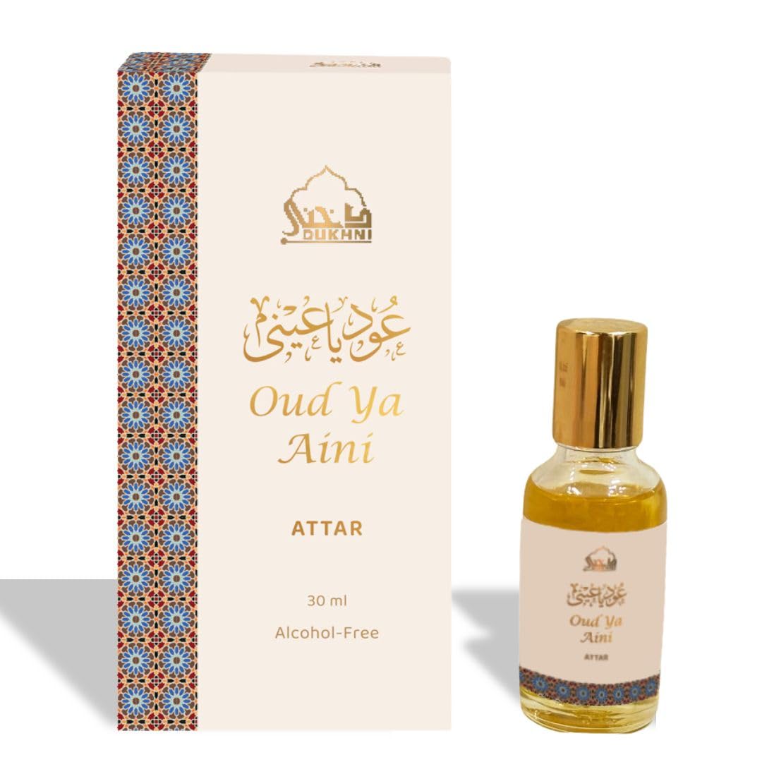Dukhni Oud ya Aini Attar Oil - 30ml Unisex Arabic Roll-on Perfume