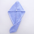 Mirero Microfibre Hair Drying Towel Wrap Super Absorbent Turban Rapid Dry Salon for Wet Curly Long & Thick Hair Blue