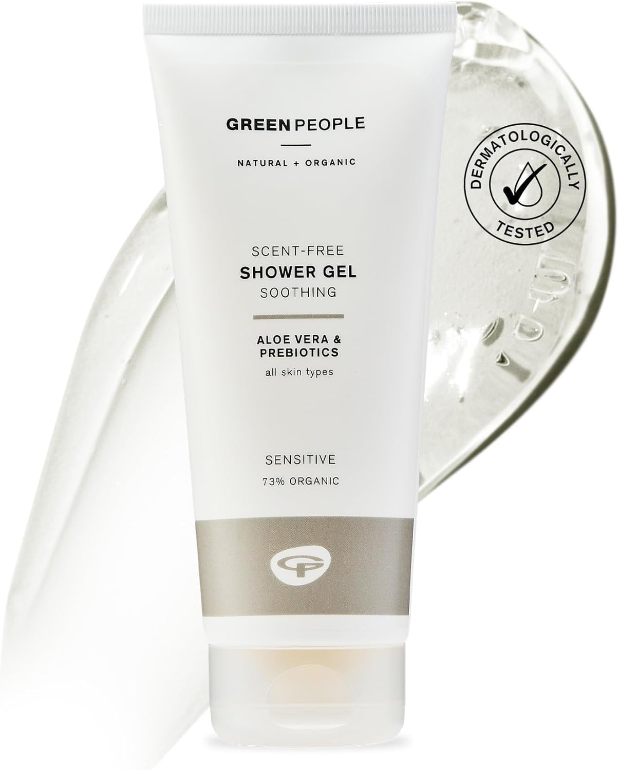 Green People Fragrance Free Shower Gel – Organic Body Wash for Sensitive Skin