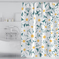Tennove Flower Shower Curtain | 240x200cm Waterproof Polyester Fabric